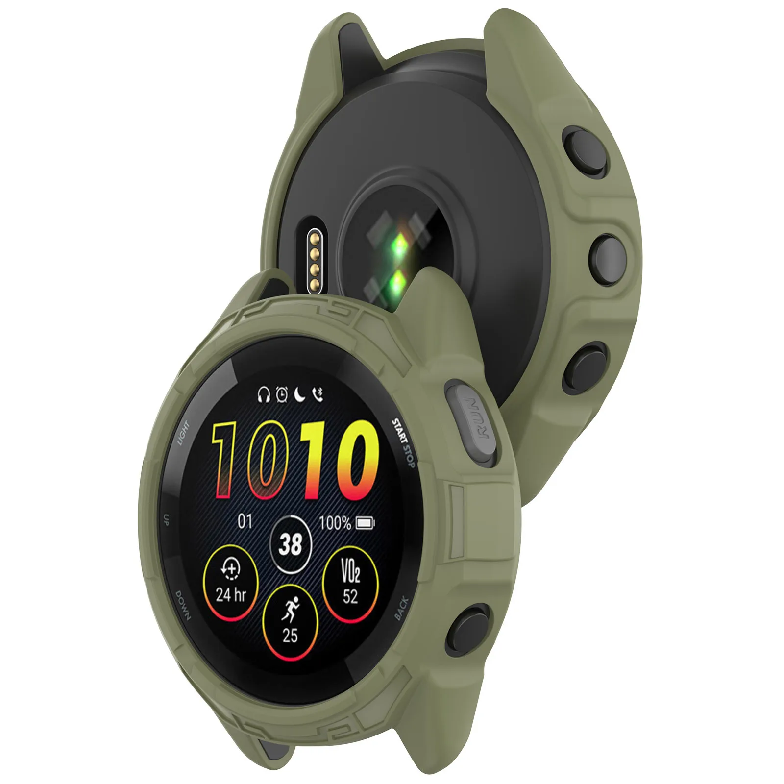 Case for Garmin Forerunner 265 265S Anti-scratch Protection Cover for Garmin 265 265S Soft Silicone Cases Shell Accessory