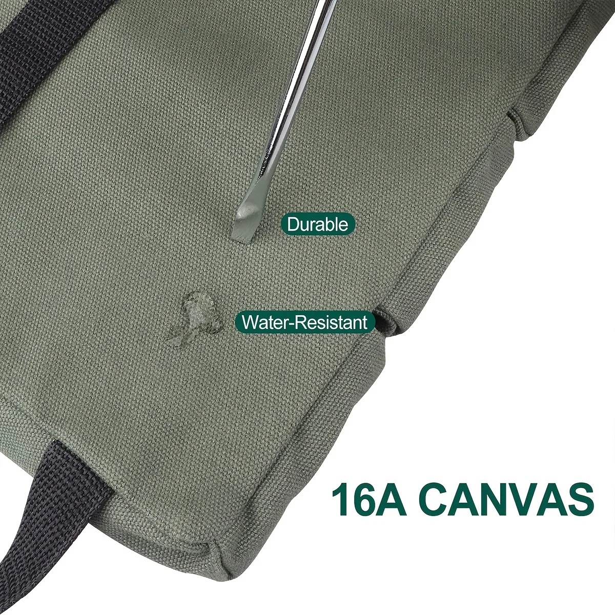 Tool Roll, Multi-Purpose Roll Up Tool Bag, Wrench Roll, Canvas Tool Organizer Bucket, Car First Aid Kit Wrap Roll Storage Case