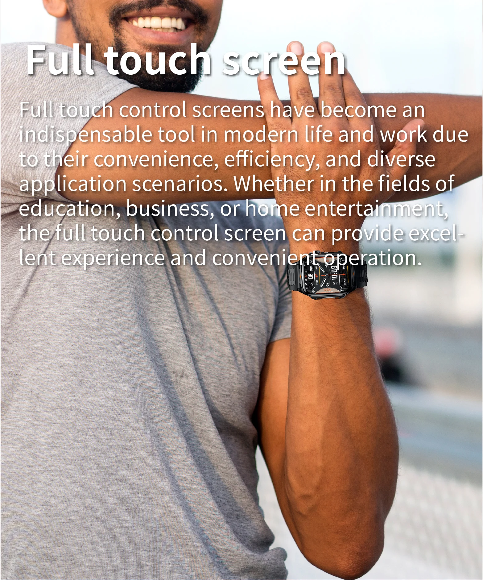 Electronic Smart Watch BT Call Heart Rate Monitor Smartwatch Fitness Tracker Waterproof Sport Watches for Man Woman Android 2026