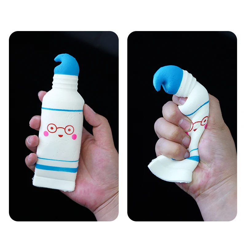 1pc Teeth Shape Squeeze Gift Smile Slow Rising Cute Cartoon Hand Spinner Stretchy Relax Squishy Toy Dentist Gift