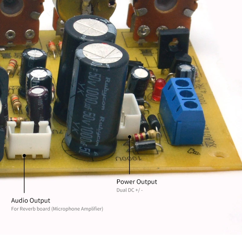 UNISIAN Audio Equalizer Board LA3607 NE5532 EQ Preamplifier With Treble Bass Midrange Equalization 10 Road Tone Control For AMP