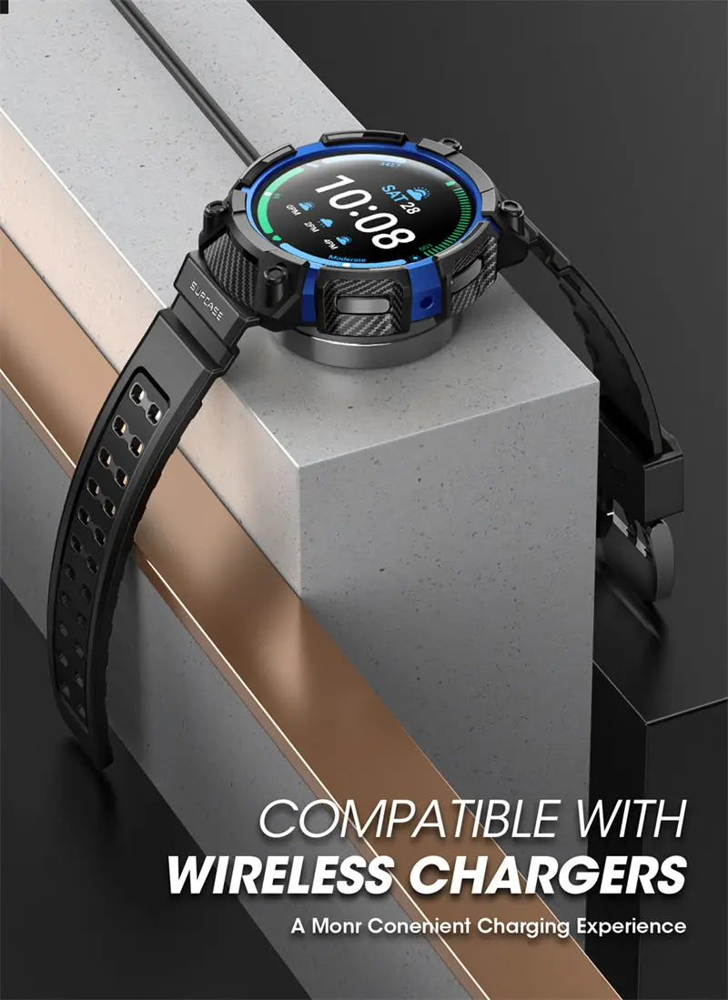 For Samsung Galaxy Watch 5 Pro Case 45mm (2022) SUPCASE UB Pro Rugged Protective Case with Strap Bands For Galaxy Watch 5 Pro