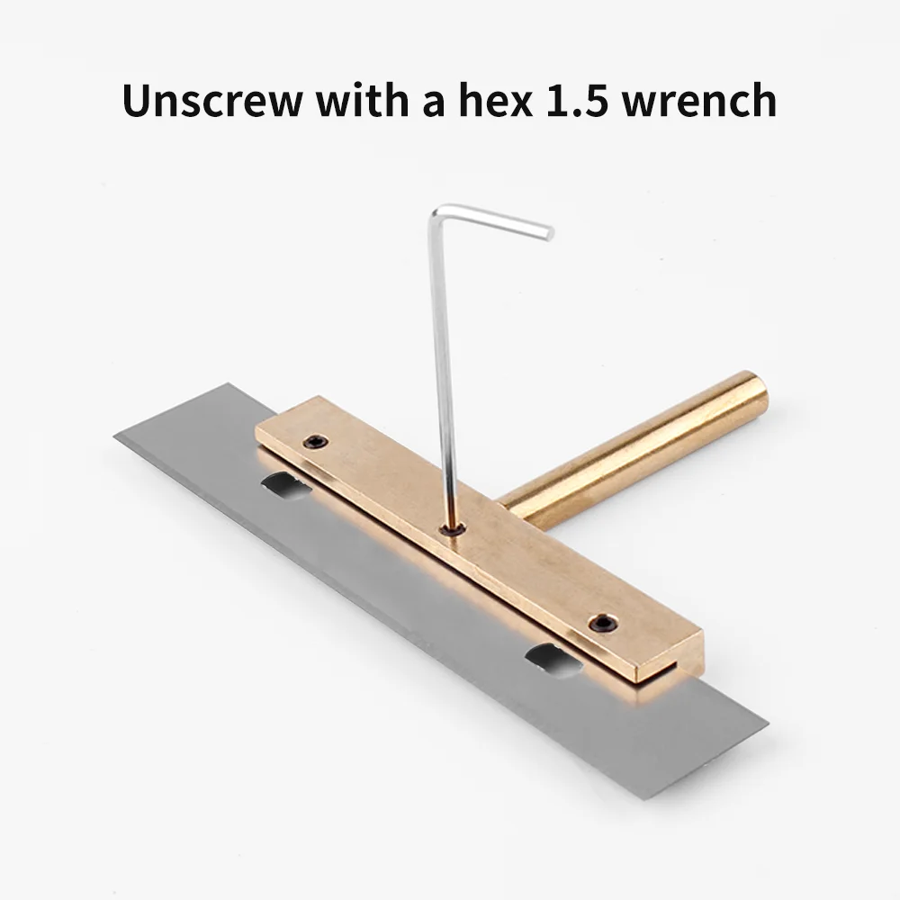 LUXIANZI 936 T Soldering Ron Heating Blade For Mobile Phone Glass Back Cover Removal Cleaning Tool Fingerprint IC Repair Tool