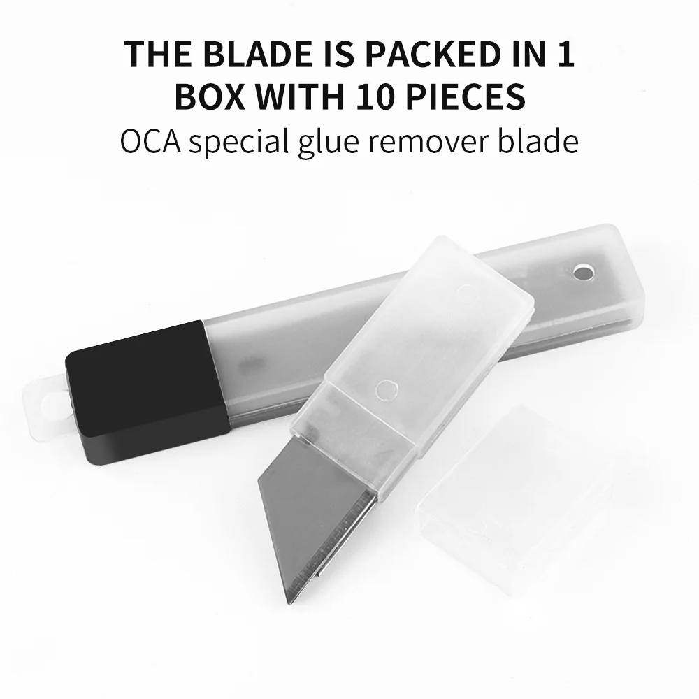 LUXIANZI 936 T Soldering Ron Heating Blade For Mobile Phone Glass Back Cover Removal Cleaning Tool Fingerprint IC Repair Tool