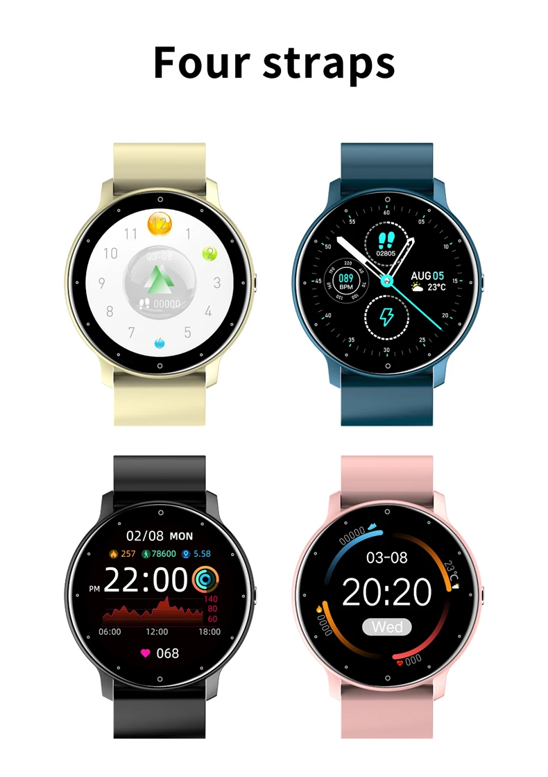 LIGE 2026 Smart Watch Ladies Full touch Screen Sports Fitness Watch IP67 Waterproof Bluetooth For Android iOS Smart Watch Female