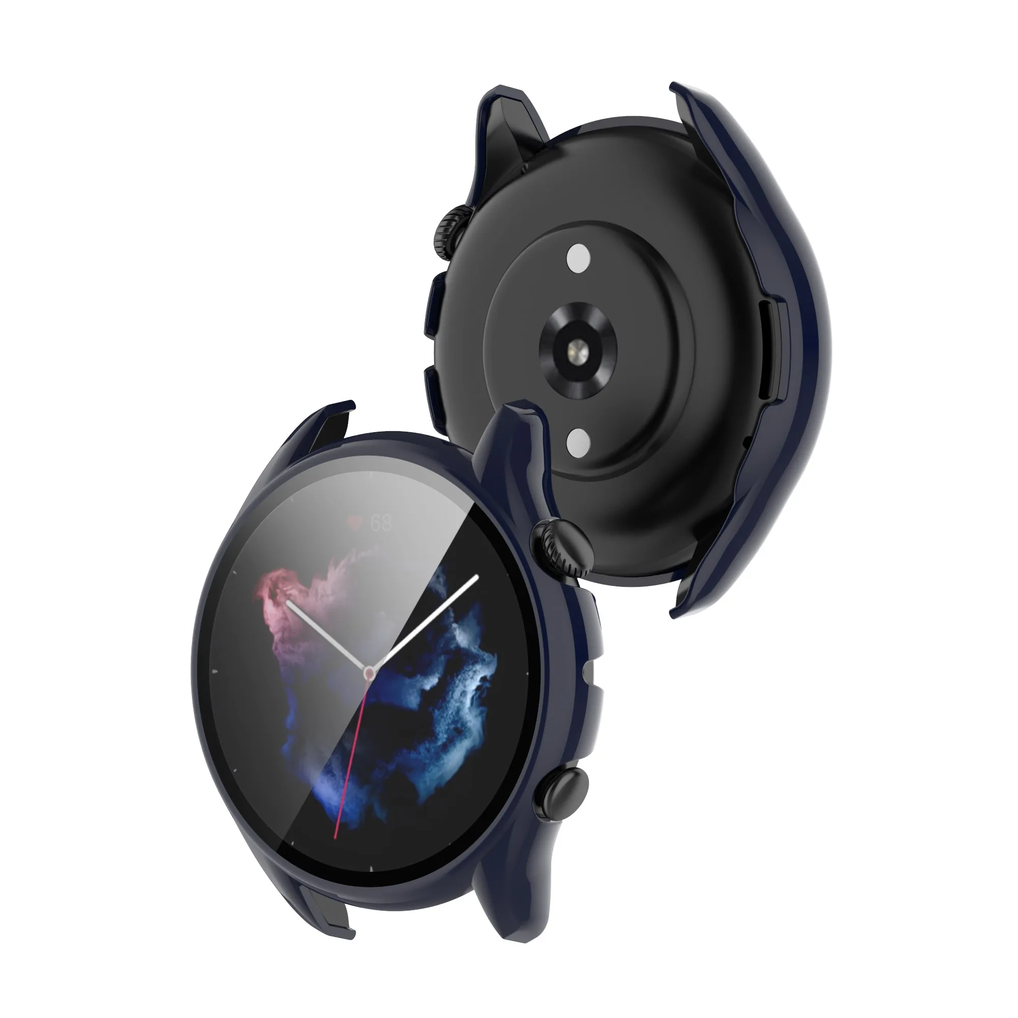 Protective Cover For Amazfit GTR 3 Pro GTR3 Case With Tempered Glass Screen Protector Sleeve For Amazfit GTR 3 Smart Watch Shell