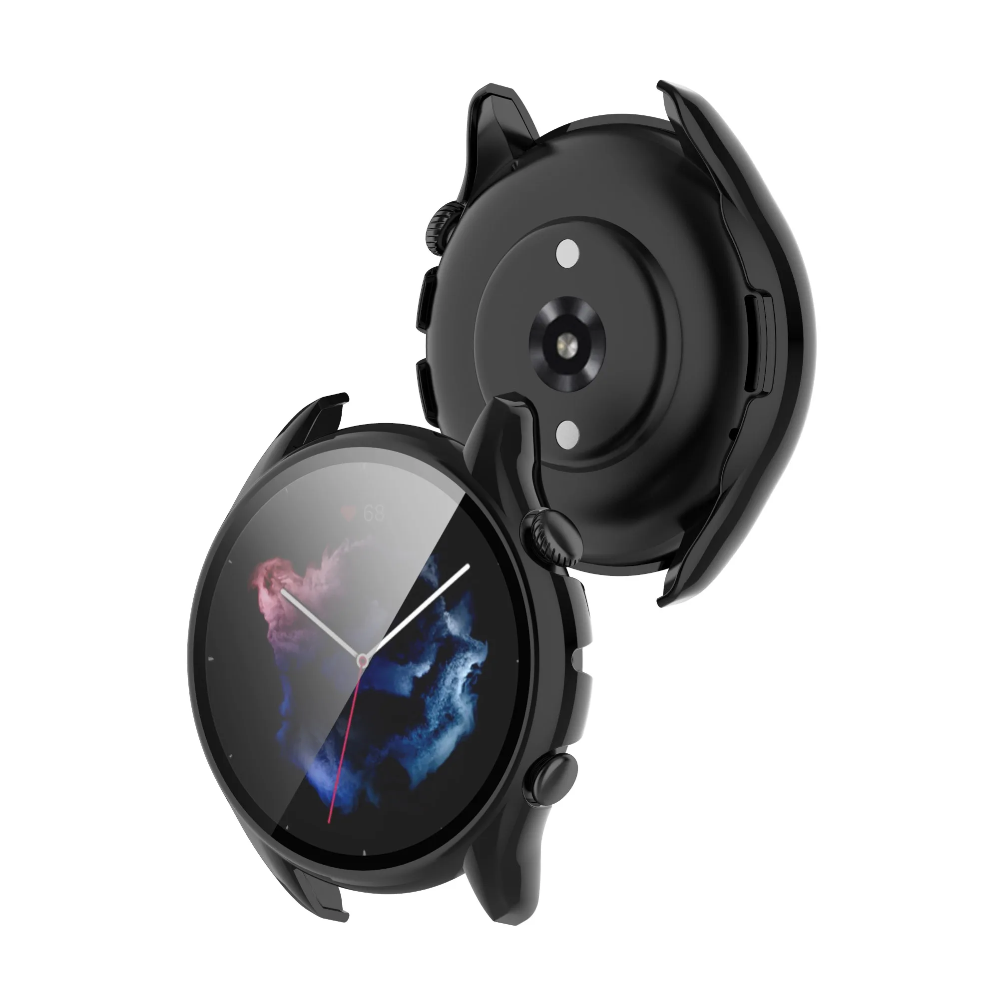 Protective Cover For Amazfit GTR 3 Pro GTR3 Case With Tempered Glass Screen Protector Sleeve For Amazfit GTR 3 Smart Watch Shell