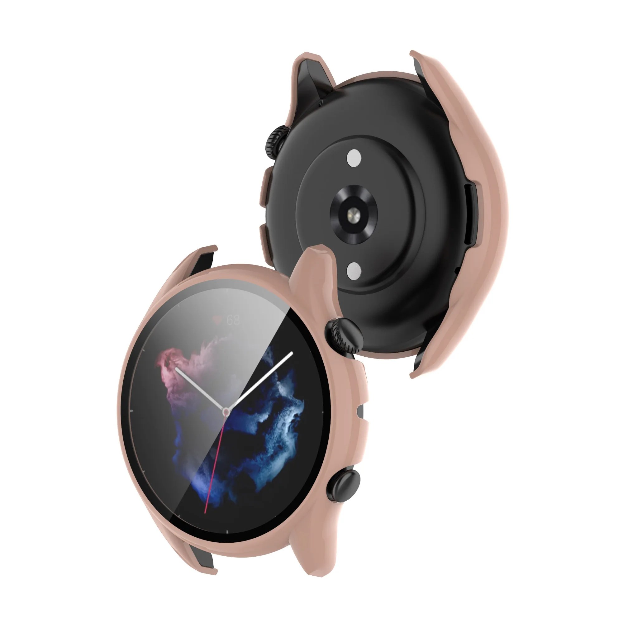 Protective Cover For Amazfit GTR 3 Pro GTR3 Case With Tempered Glass Screen Protector Sleeve For Amazfit GTR 3 Smart Watch Shell