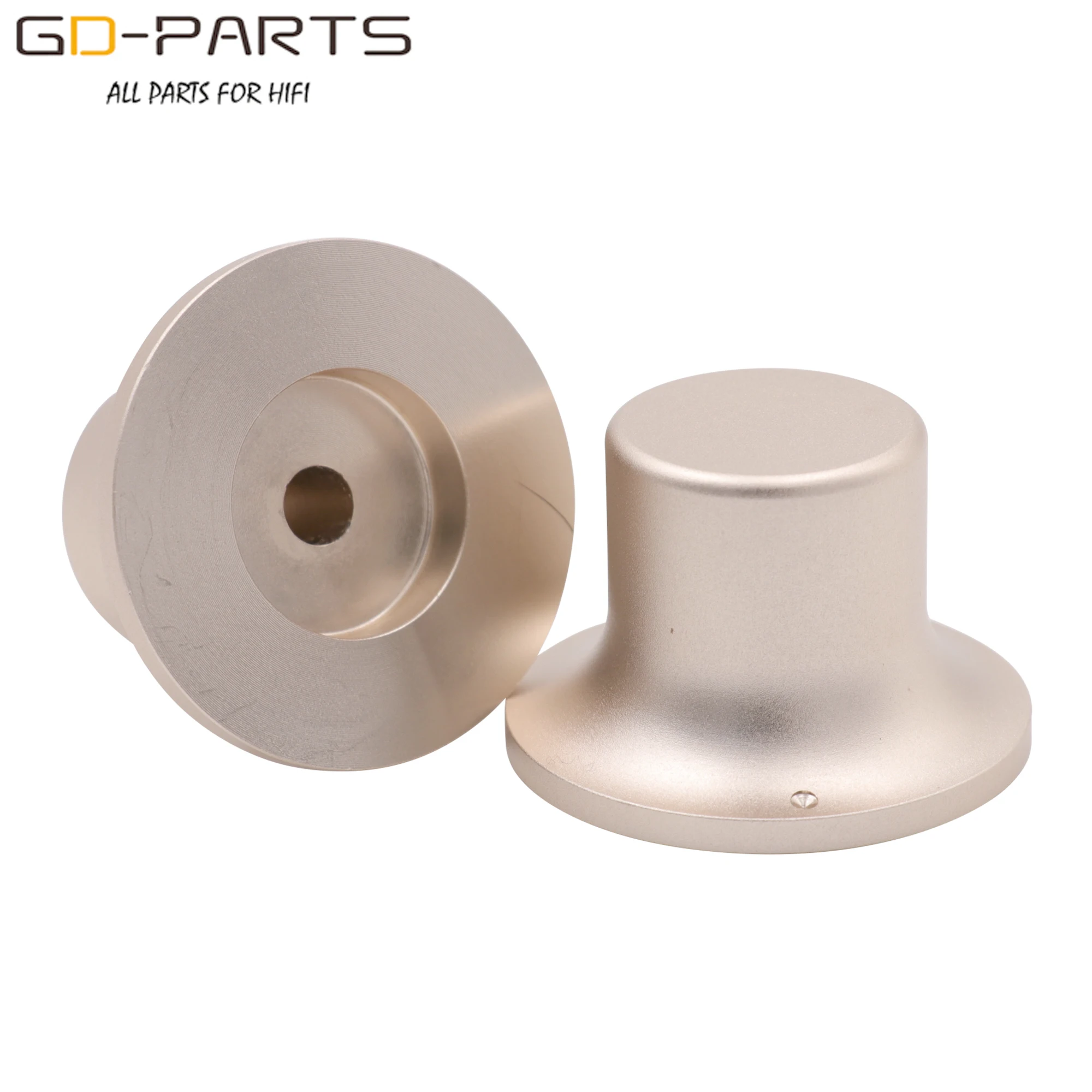 40x26mm Machined Solid Aluminum Control Knob For Hifi Audio Amplifier CD Player DAC Turntable Potentiometer Selector 6mm Hole 1P