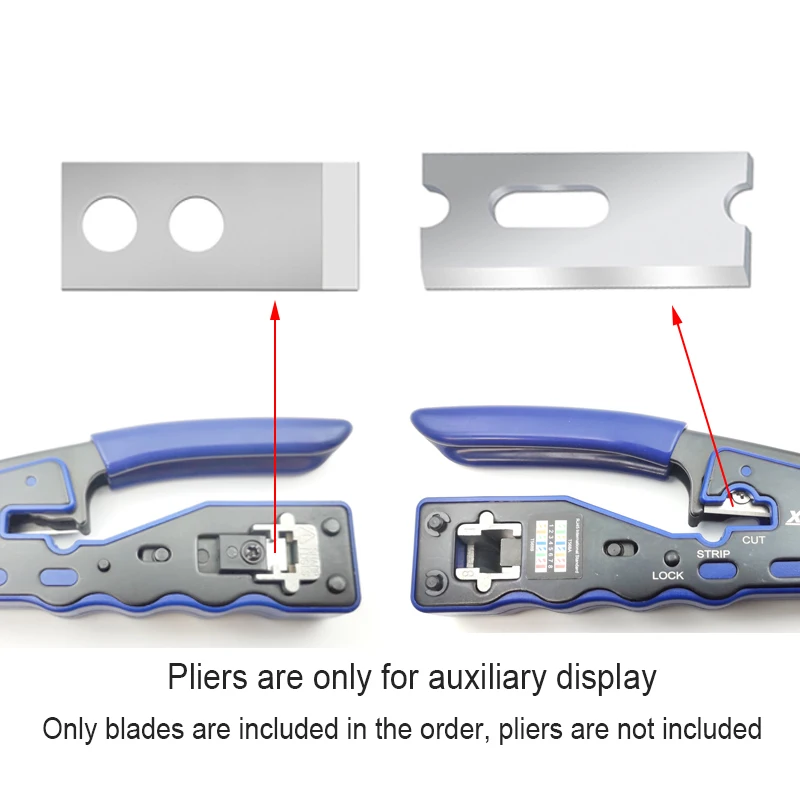 Xintylink Spare Blades Replace Cable Stripper Cutter Hi-Speed Steel for RJ45 Pliers Crimper Stripping Cutting Tools
