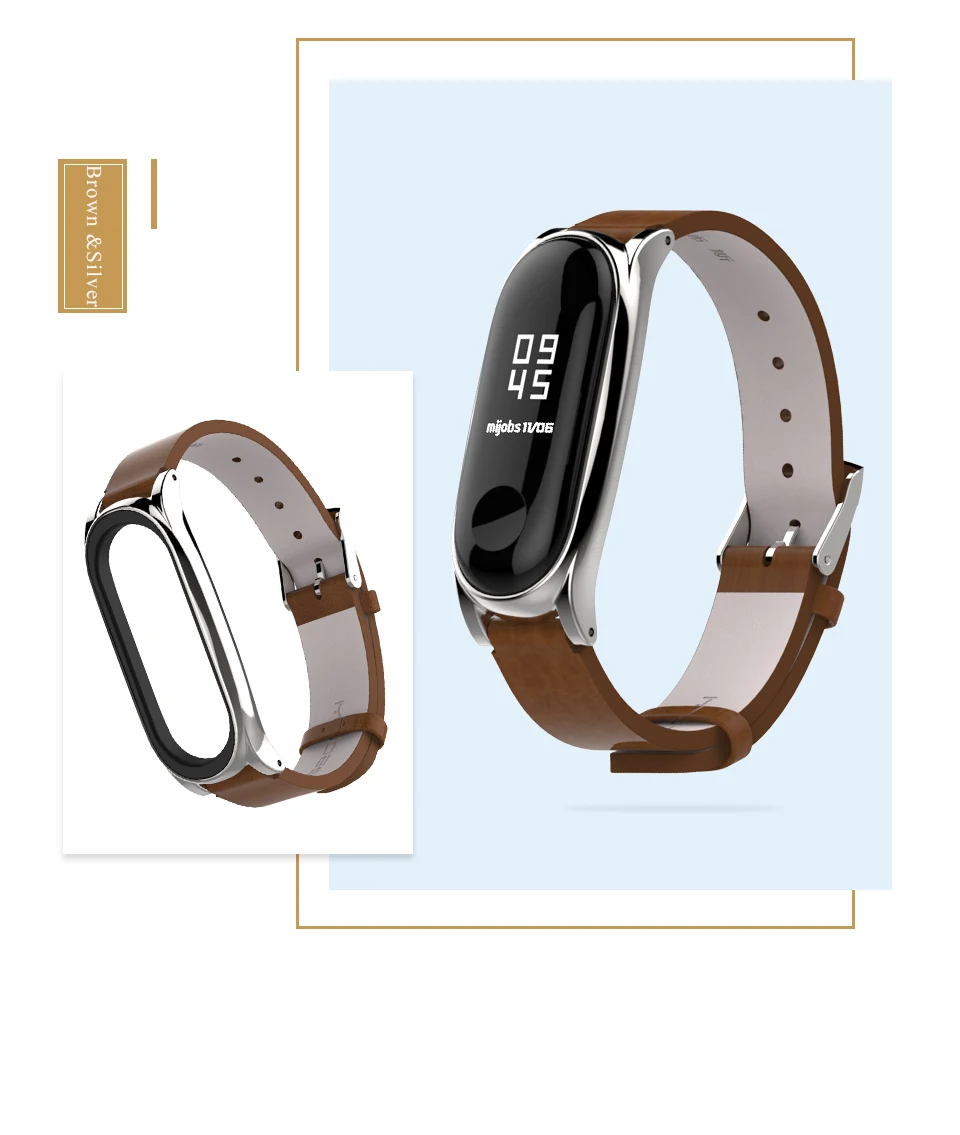 For Mi Band 10 9 8 7 6 5 Strap Leather For Xiaomi Mi Band 9 Bracelet Miband 8 7 6 5 Wristbands New Style Strap Mijobs Design