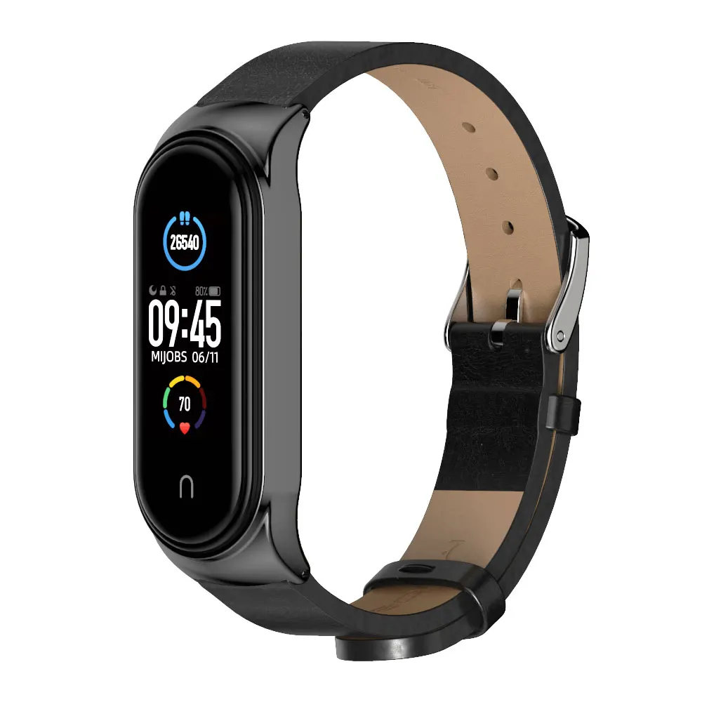 For Mi Band 10 9 8 7 6 5 Strap Leather For Xiaomi Mi Band 9 Bracelet Miband 8 7 6 5 Wristbands New Style Strap Mijobs Design