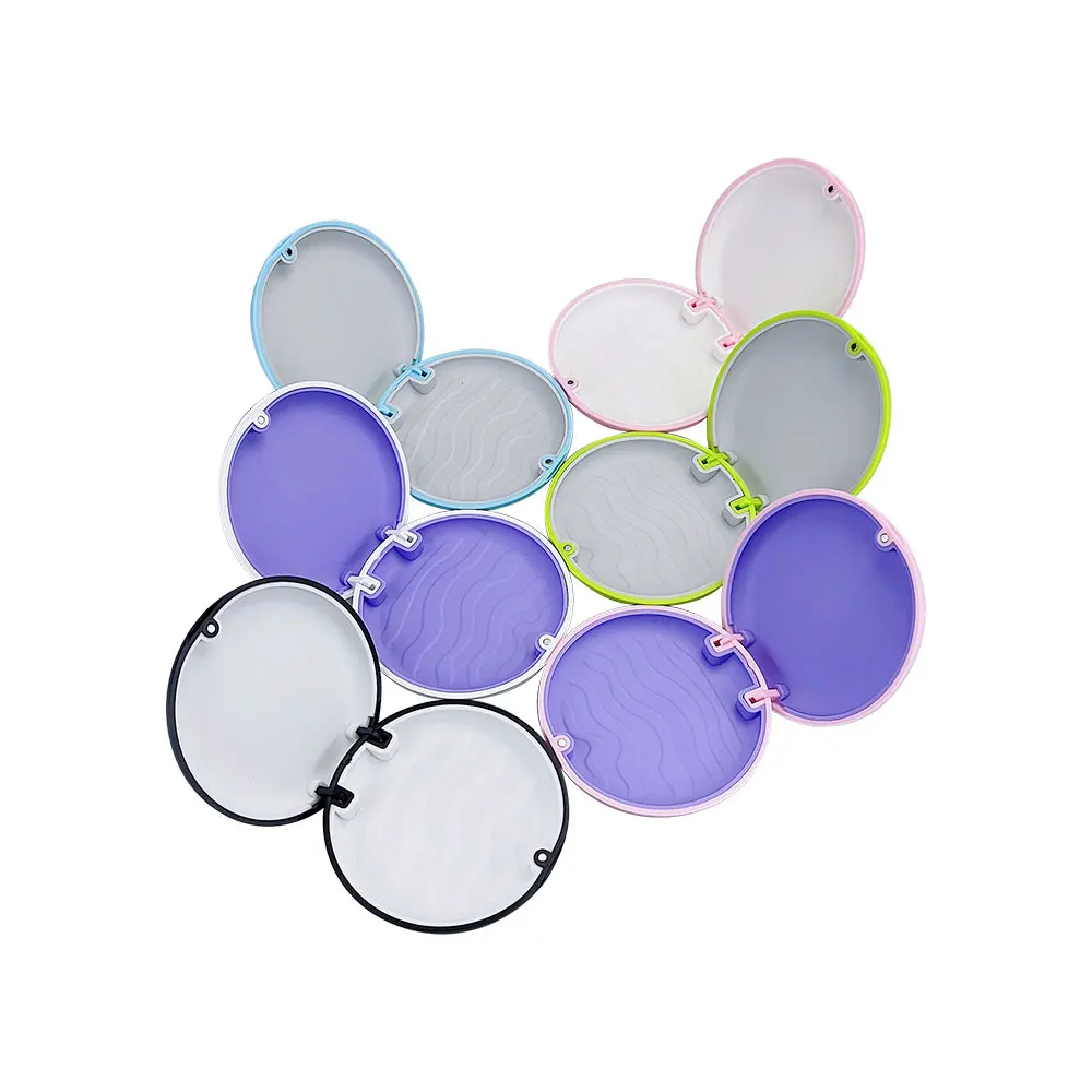 1pcs Orthodontic Retainer Case Small Plastic Denture Box Case Dental False Teeth Storage Organizer Fake Teeth Brackets Container