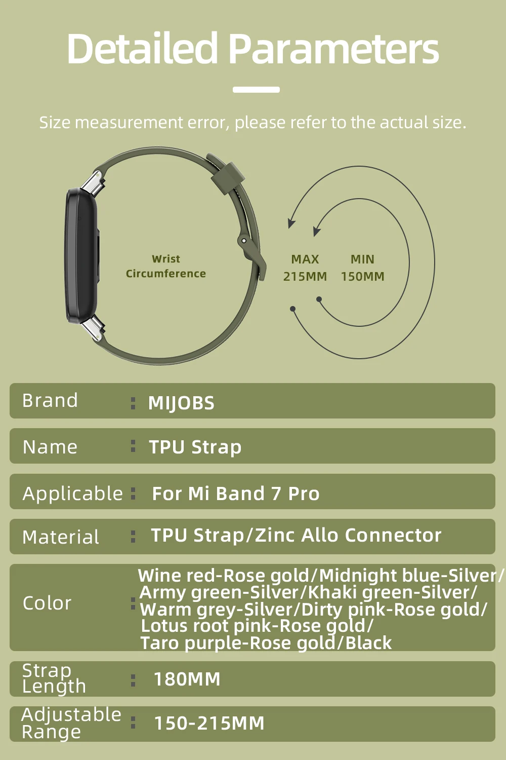 For Xiaomi Mi Band 7 Pro Strap Silicone Wristband Mi Band 7 Pro Bracelet NFC Global Version Watchband Correa Miband 7 Pro Strap
