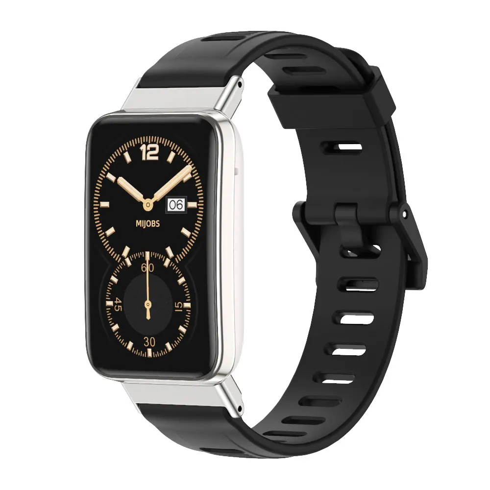 For Xiaomi Mi Band 7 Pro Strap Silicone Wristband Mi Band 7 Pro Bracelet NFC Global Version Watchband Correa Miband 7 Pro Strap