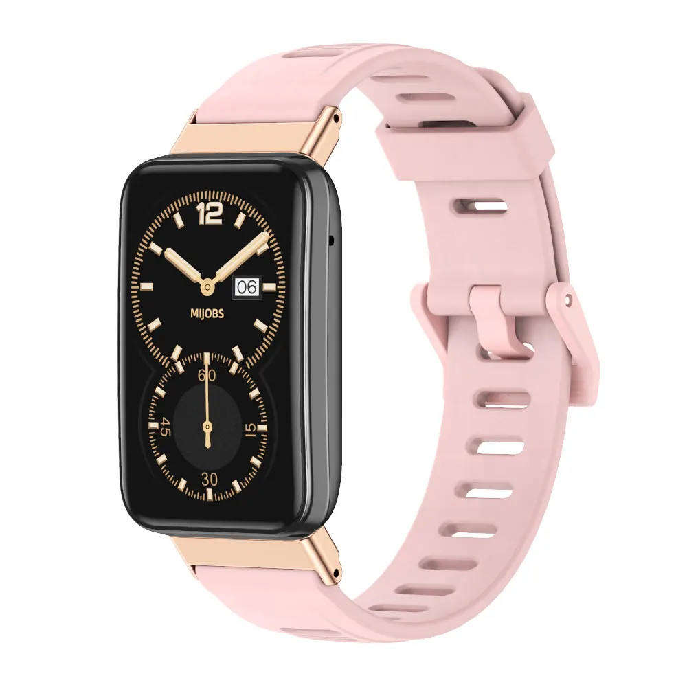 For Xiaomi Mi Band 7 Pro Strap Silicone Wristband Mi Band 7 Pro Bracelet NFC Global Version Watchband Correa Miband 7 Pro Strap