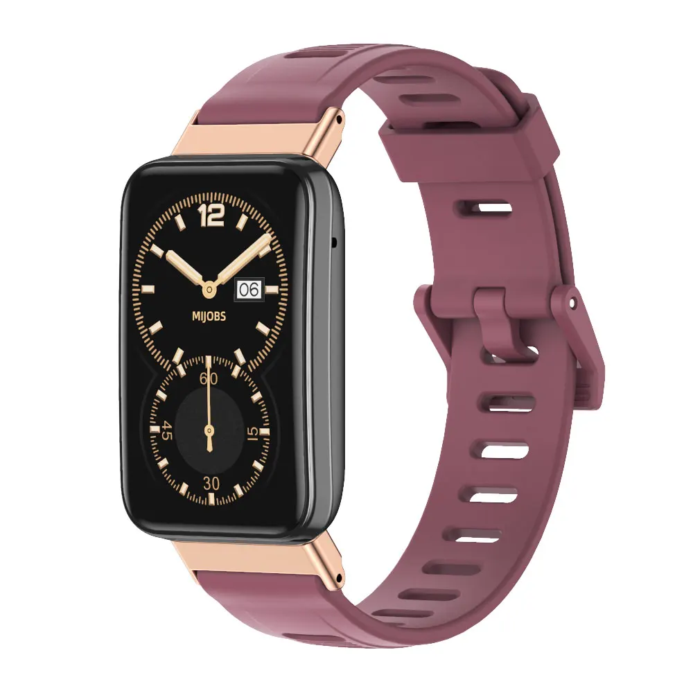 For Xiaomi Mi Band 7 Pro Strap Silicone Wristband Mi Band 7 Pro Bracelet NFC Global Version Watchband Correa Miband 7 Pro Strap