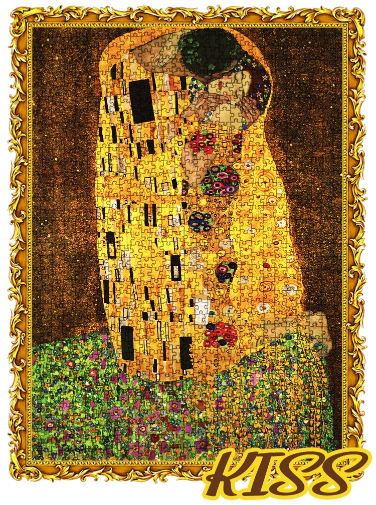 MaxRenard 50*70cm Jigsaw Puzzles 1000 Pieces Assembling Picture Van Gogh Painting Starry Night Art Puzzles Toys for Adults Games