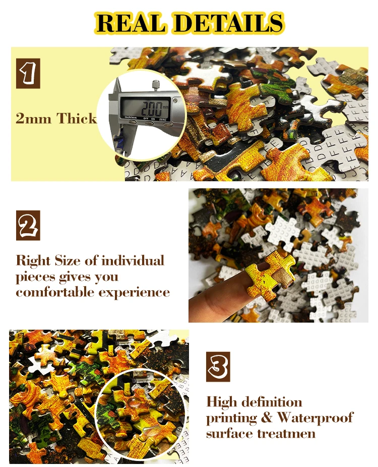 MaxRenard 50*70cm Jigsaw Puzzles 1000 Pieces Assembling Picture Van Gogh Painting Starry Night Art Puzzles Toys for Adults Games