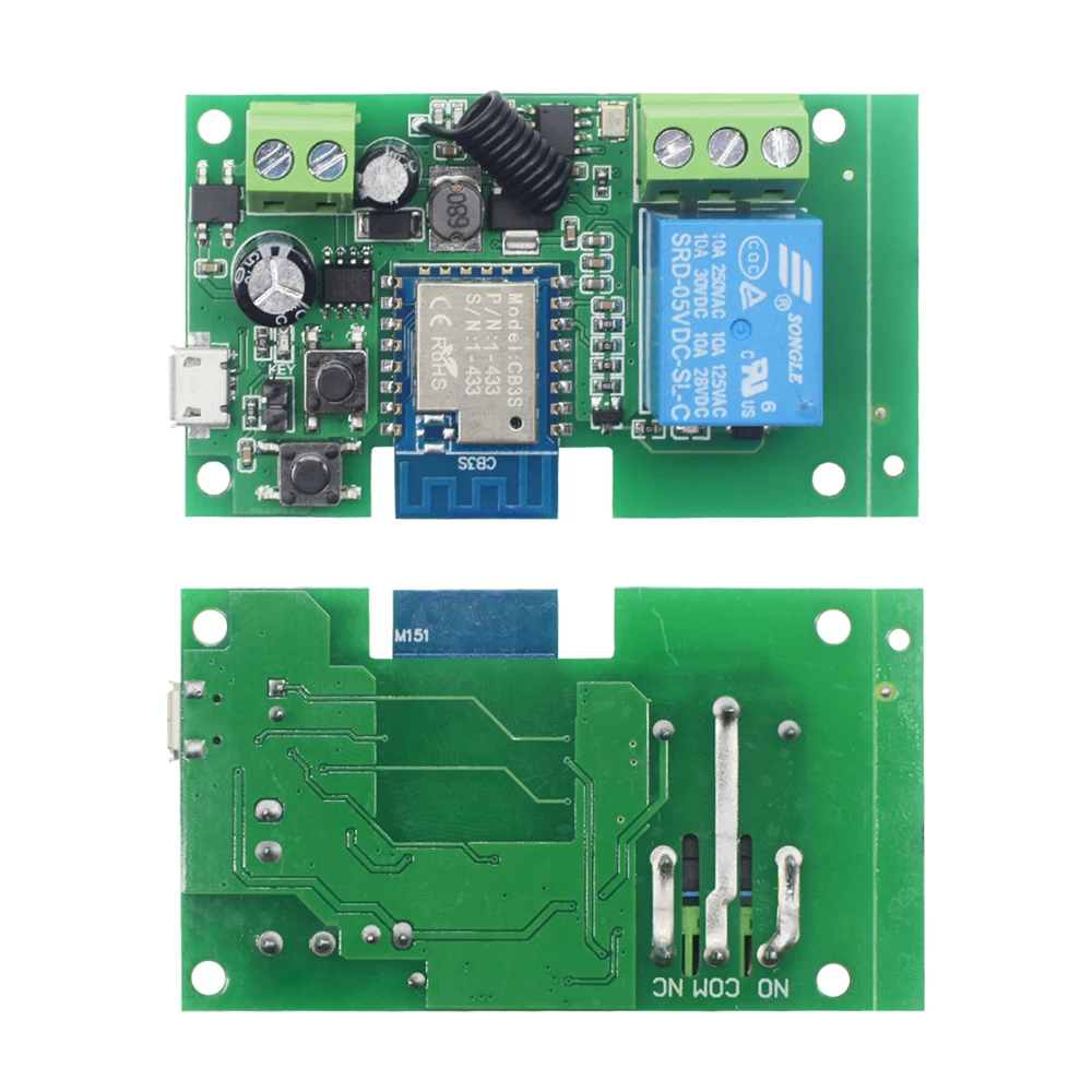 Tuya Wifi Smart Switch Module Support 1/4 Way Control,App Remote Control Light Breaker 85-250V 7-32V Work with Alexa Google Home