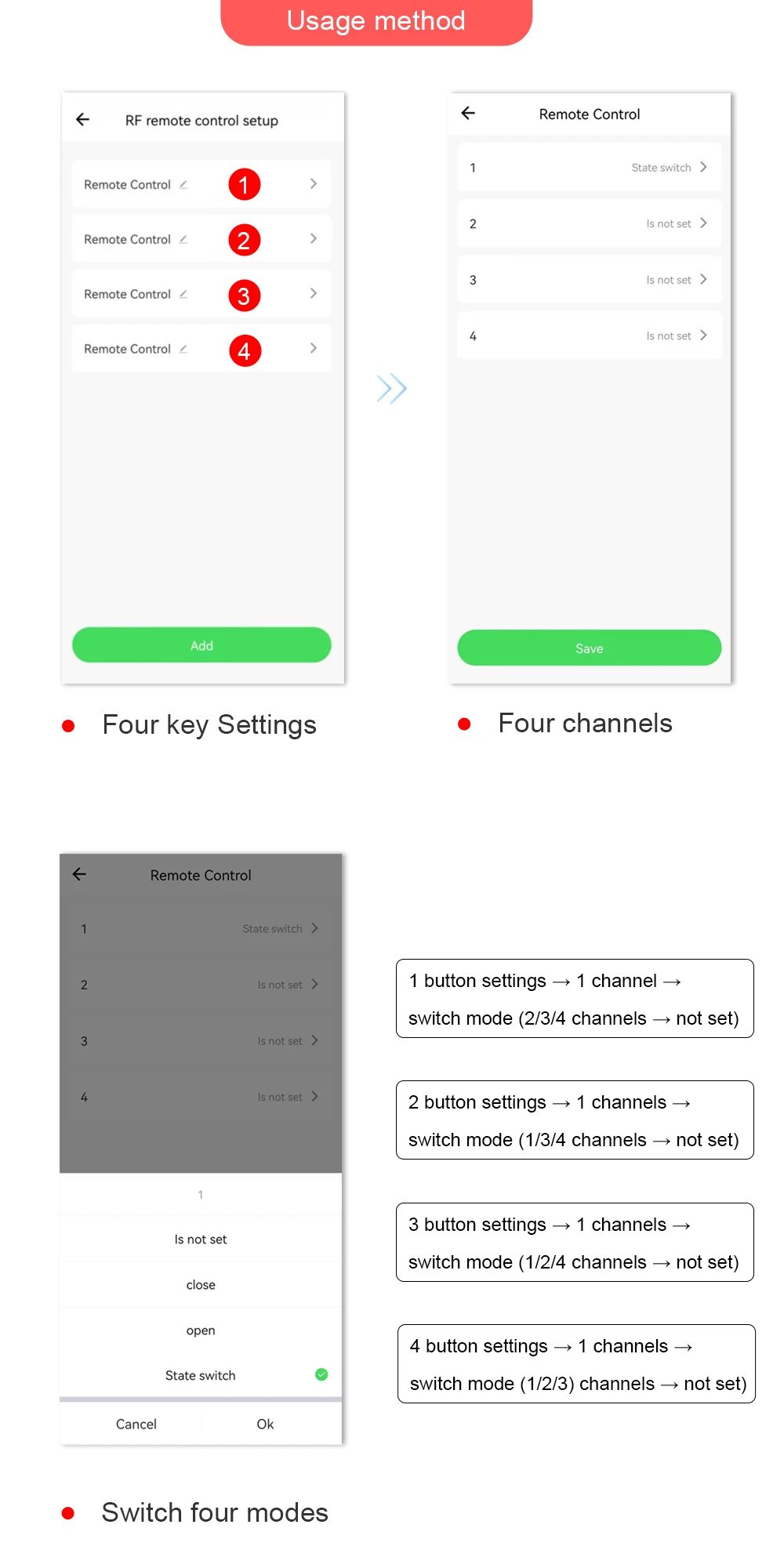 Tuya Wifi Smart Switch Module Support 1/4 Way Control,App Remote Control Light Breaker 85-250V 7-32V Work with Alexa Google Home
