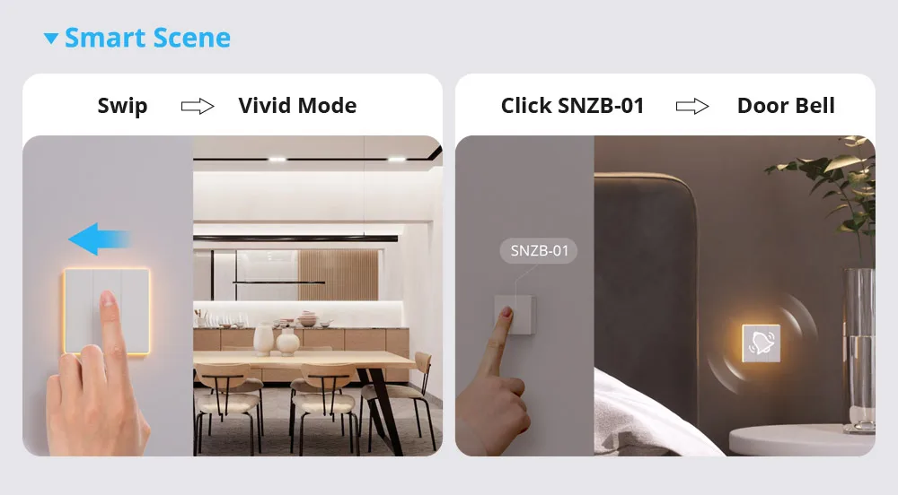 SONOFF TX Ultimate Smart WiFi Wall Switch Full Touch Access LED Multi-Sensory eWeLink Remote Control via Alexa Google Alice