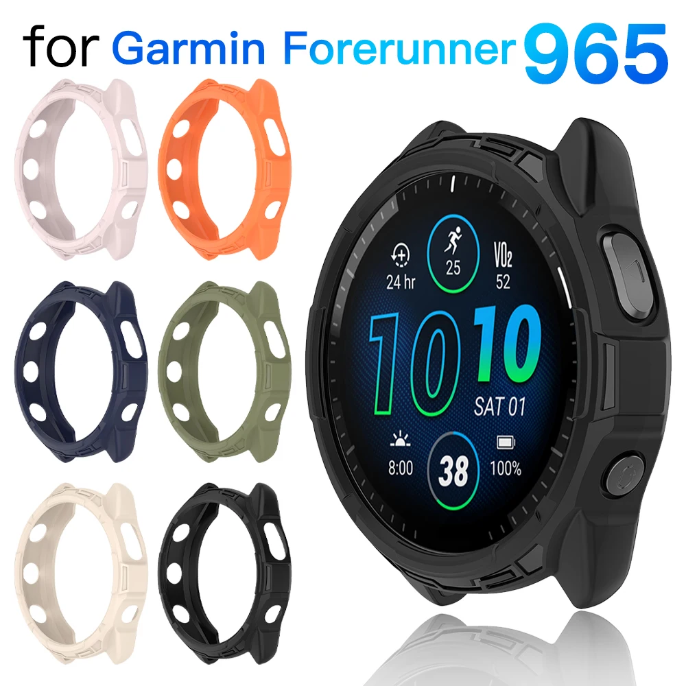 Silicone Case for Garmin Forerunner 970 570 965 265 265S 42mm 47mm Flexible Soft Shell Protective Bumper Cover Accessories