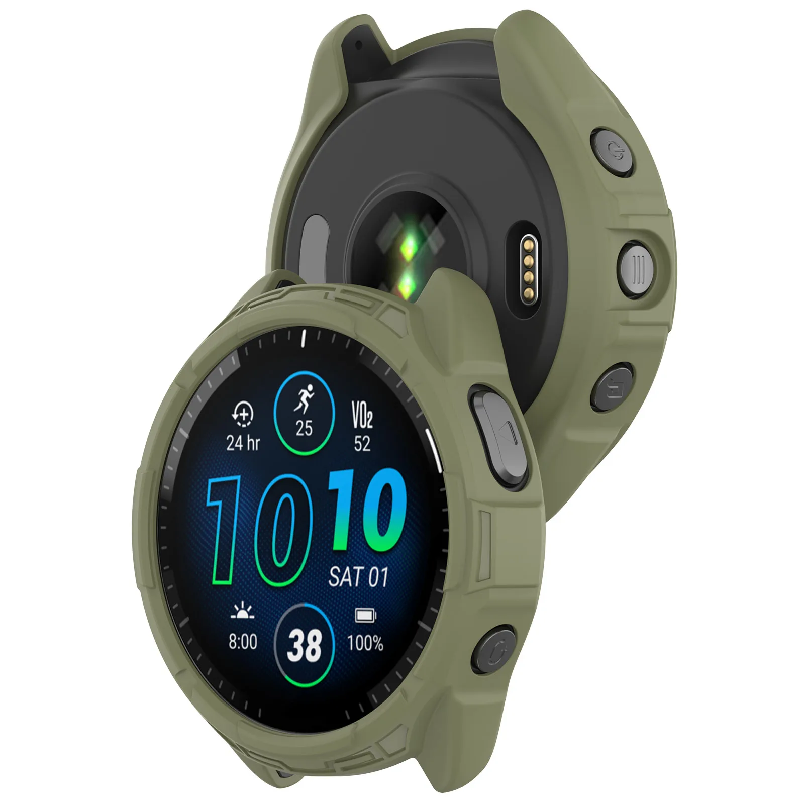 Silicone Case for Garmin Forerunner 970 570 965 265 265S 42mm 47mm Flexible Soft Shell Protective Bumper Cover Accessories