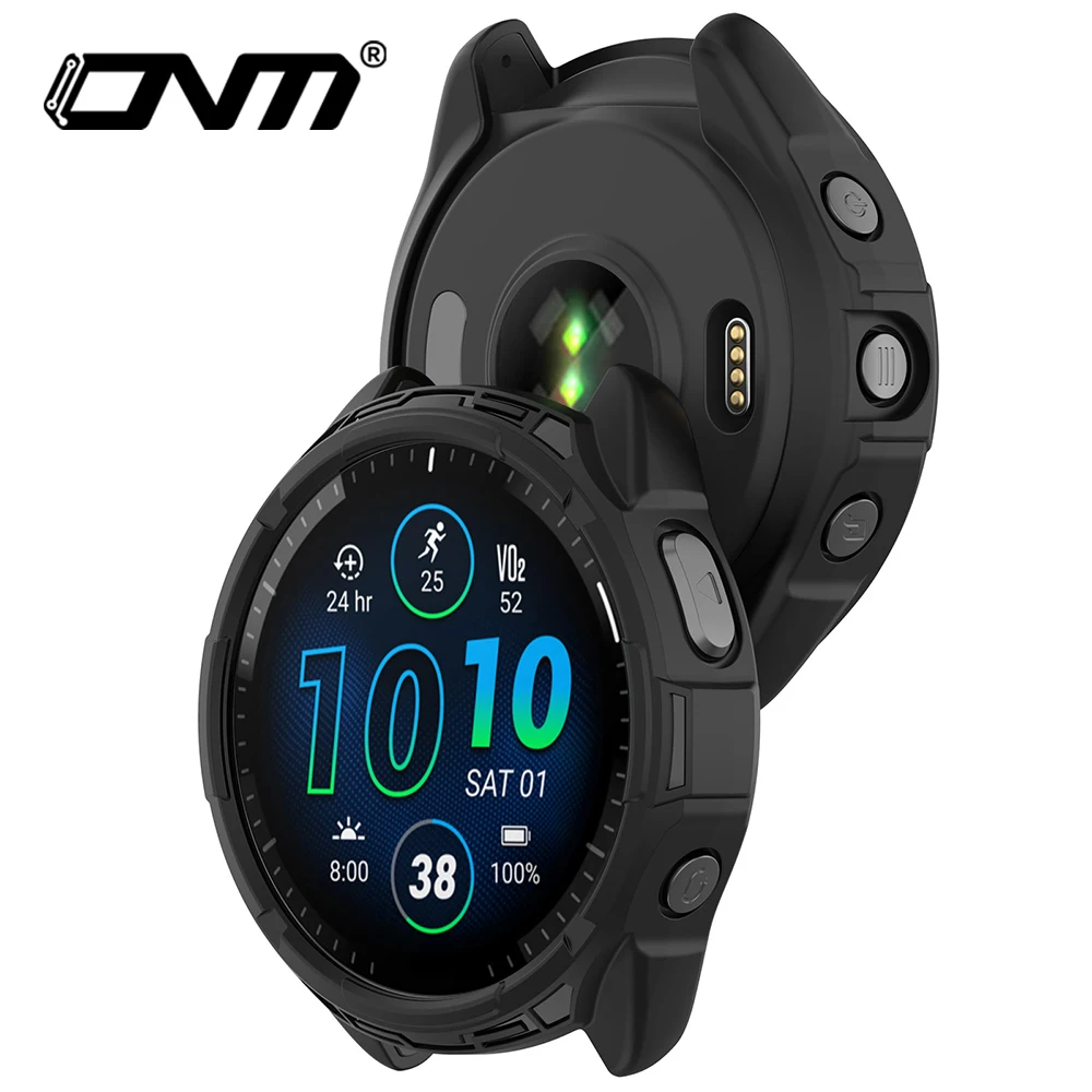 Silicone Case for Garmin Forerunner 970 570 965 265 265S 42mm 47mm Flexible Soft Shell Protective Bumper Cover Accessories