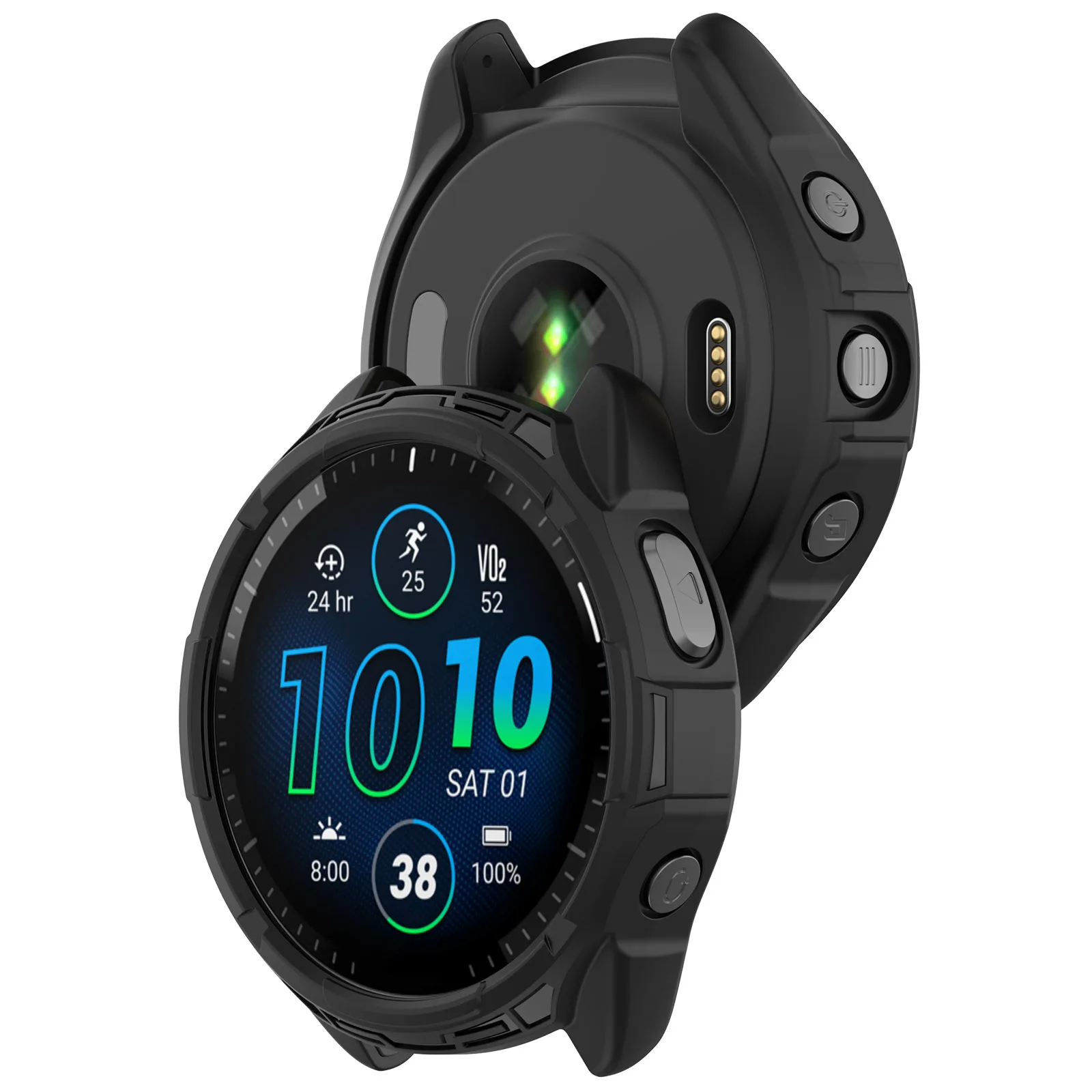 Silicone Case for Garmin Forerunner 970 570 965 265 265S 42mm 47mm Flexible Soft Shell Protective Bumper Cover Accessories