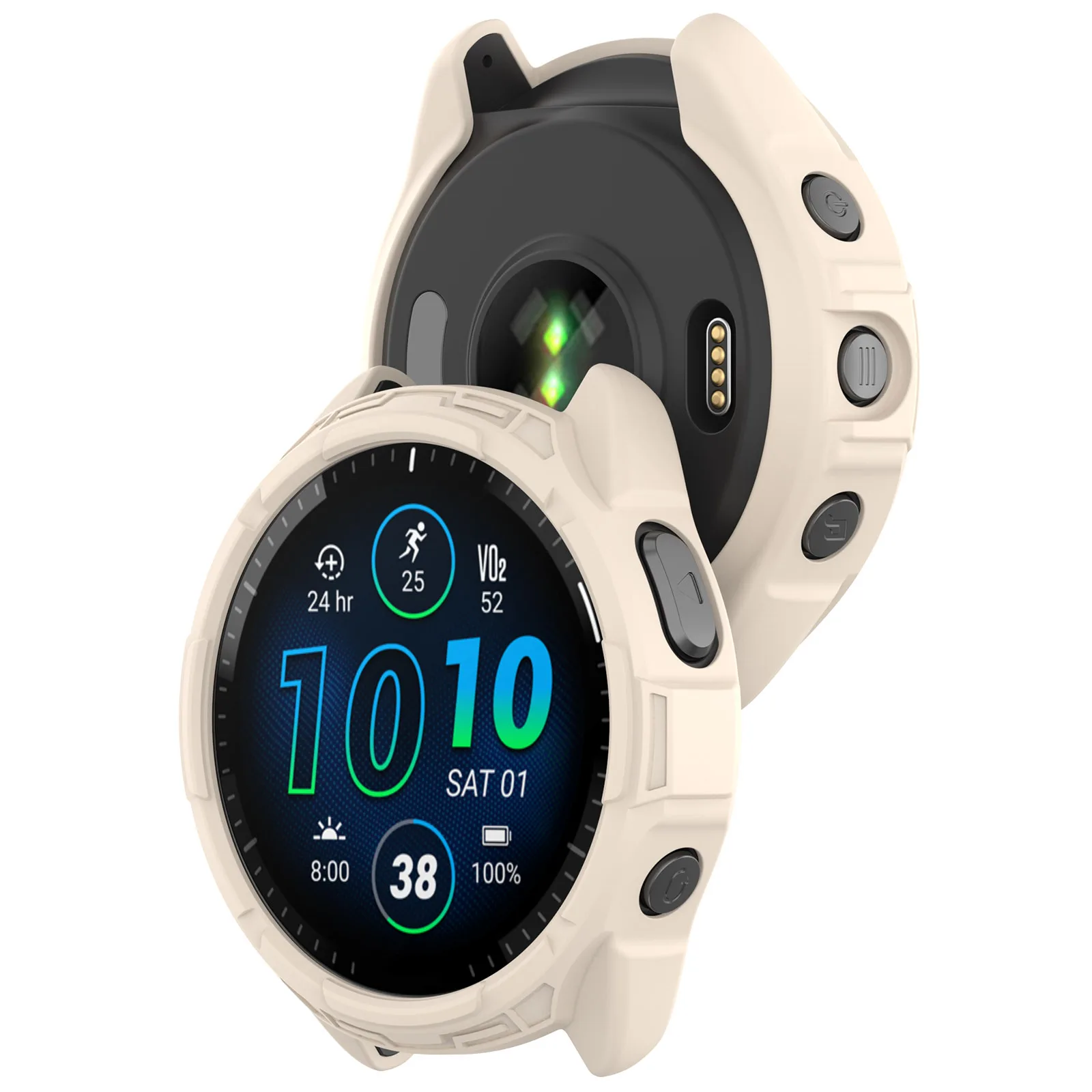 Silicone Case for Garmin Forerunner 970 570 965 265 265S 42mm 47mm Flexible Soft Shell Protective Bumper Cover Accessories