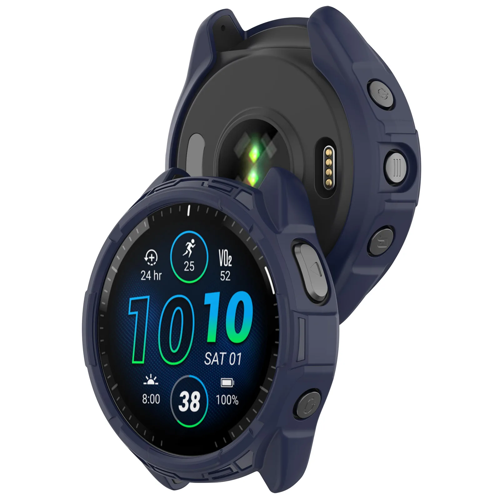 Silicone Case for Garmin Forerunner 970 570 965 265 265S 42mm 47mm Flexible Soft Shell Protective Bumper Cover Accessories