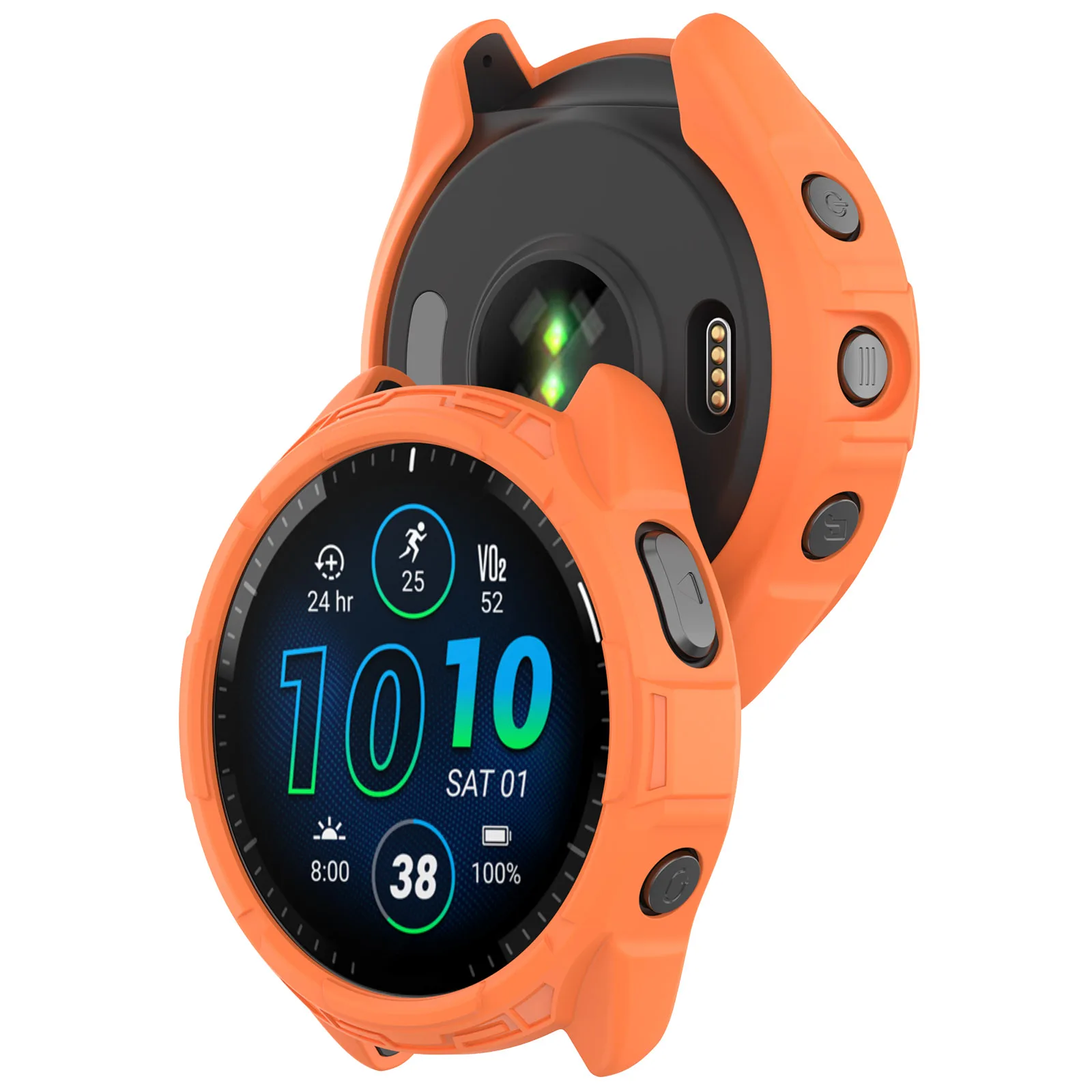 Silicone Case for Garmin Forerunner 970 570 965 265 265S 42mm 47mm Flexible Soft Shell Protective Bumper Cover Accessories