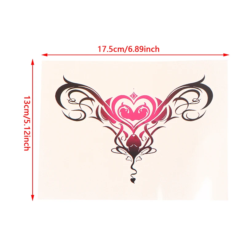 Sexy Tattoo Waterproof Temporary Tattoos Stickers Tattoo Girl 3d Fake Sex Womb Tattoo Stickers Fake Tattoos For Women