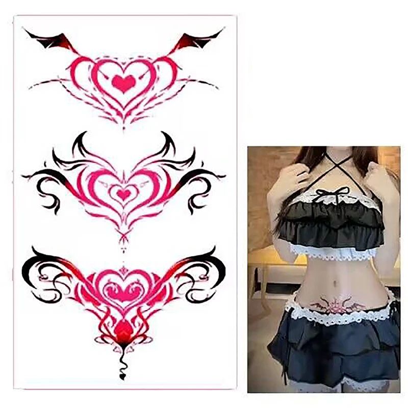 Sexy Tattoo Waterproof Temporary Tattoos Stickers Tattoo Girl 3d Fake Sex Womb Tattoo Stickers Fake Tattoos For Women