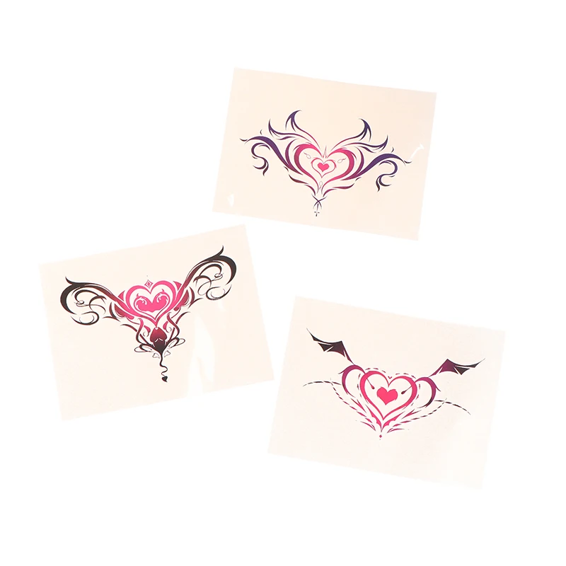 Sexy Tattoo Waterproof Temporary Tattoos Stickers Tattoo Girl 3d Fake Sex Womb Tattoo Stickers Fake Tattoos For Women