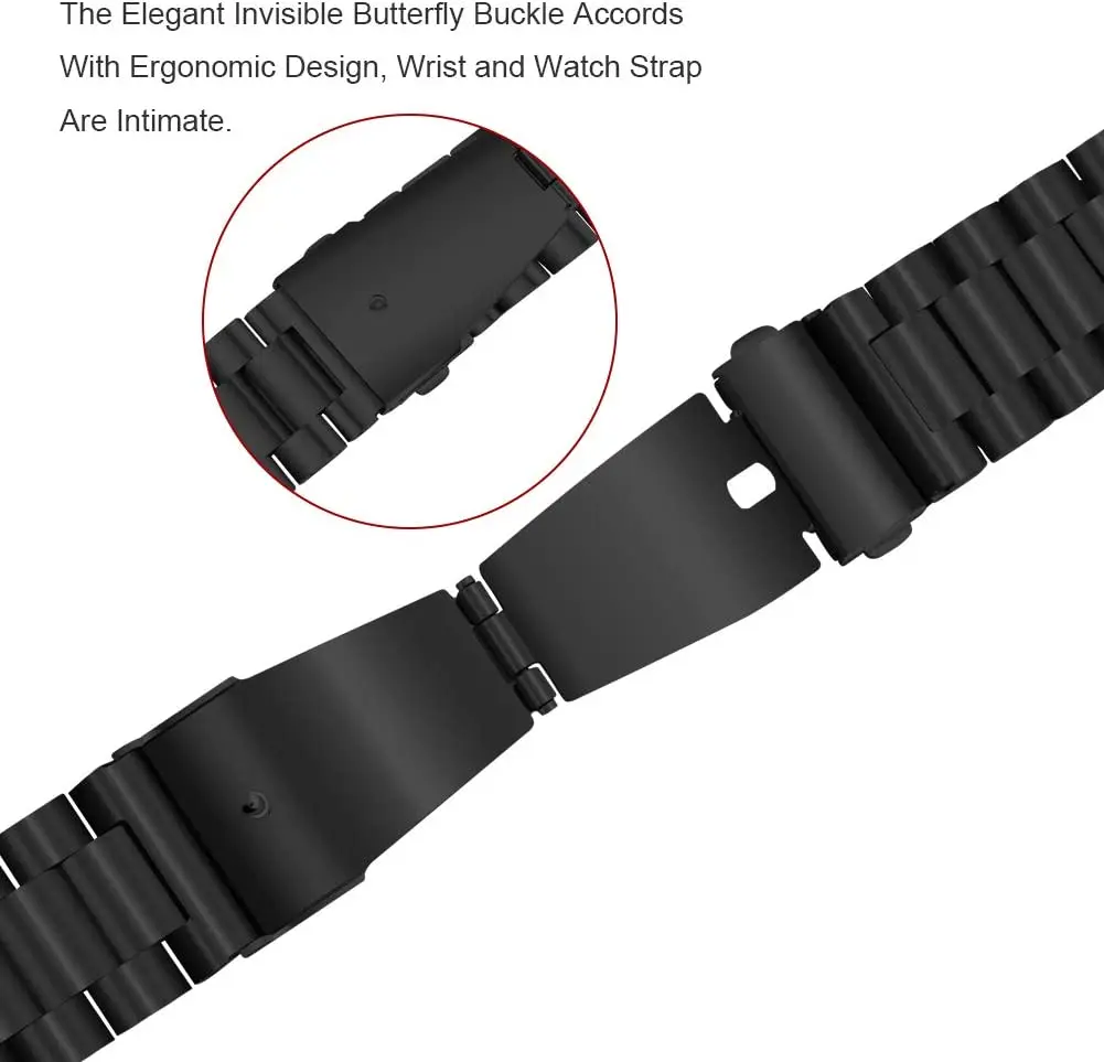 Stainless Steel Strap For Garmin Fenix 8 47mm 51mm Quick Fit Metal Bracelets For Garmin Fenix 7 6 5 7X 6X 5X Pro Plus Wristband