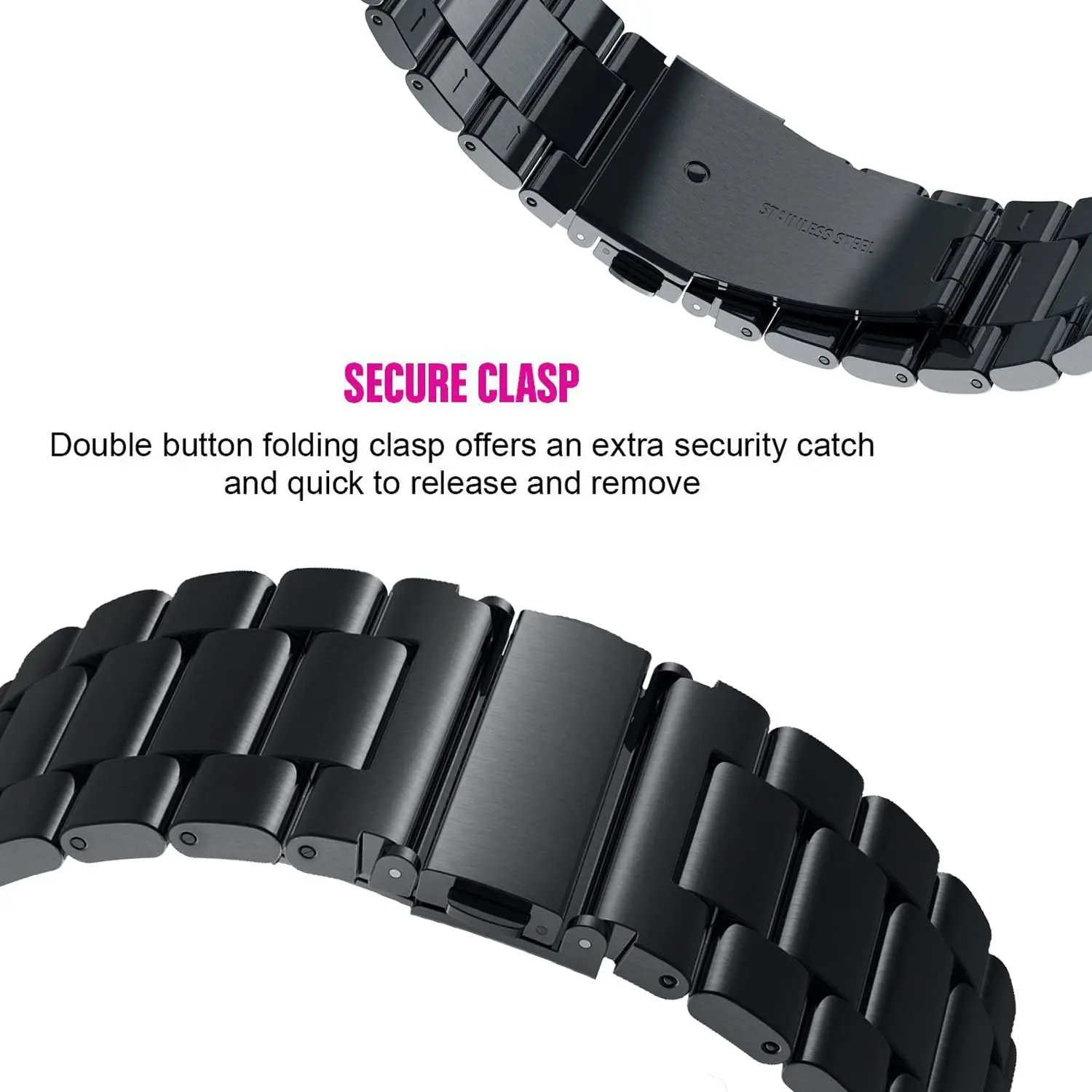 Stainless Steel Strap For Garmin Fenix 8 47mm 51mm Quick Fit Metal Bracelets For Garmin Fenix 7 6 5 7X 6X 5X Pro Plus Wristband