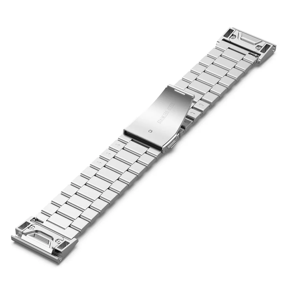 Stainless Steel Strap For Garmin Fenix 8 47mm 51mm Quick Fit Metal Bracelets For Garmin Fenix 7 6 5 7X 6X 5X Pro Plus Wristband