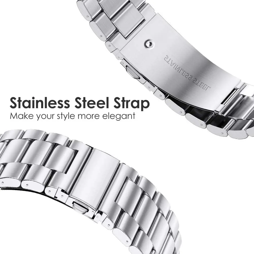 Stainless Steel Strap For Garmin Fenix 8 47mm 51mm Quick Fit Metal Bracelets For Garmin Fenix 7 6 5 7X 6X 5X Pro Plus Wristband
