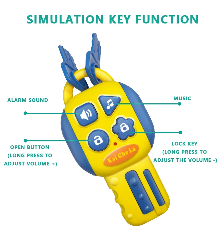 Electronic Simulation Steering Wheel With Light And Sound Early Education Puzzle Co-Pilot Sports Car Steering Wheel Toy Boy Gift