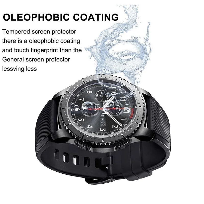 100pcs Screen Protector Diameter 37.5mm 36.5mm 38.5mm 39.5mm 40.5mm 35.5mm 34.5mm Smart Watch Tempered Glass Protective Film
