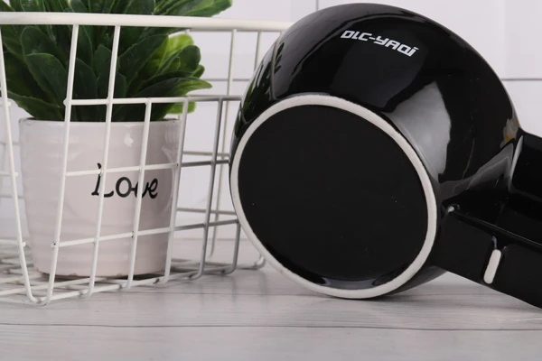 Yaqi High Quality Black Color Ceramic Shaving Bowl For Men Shaving Brush