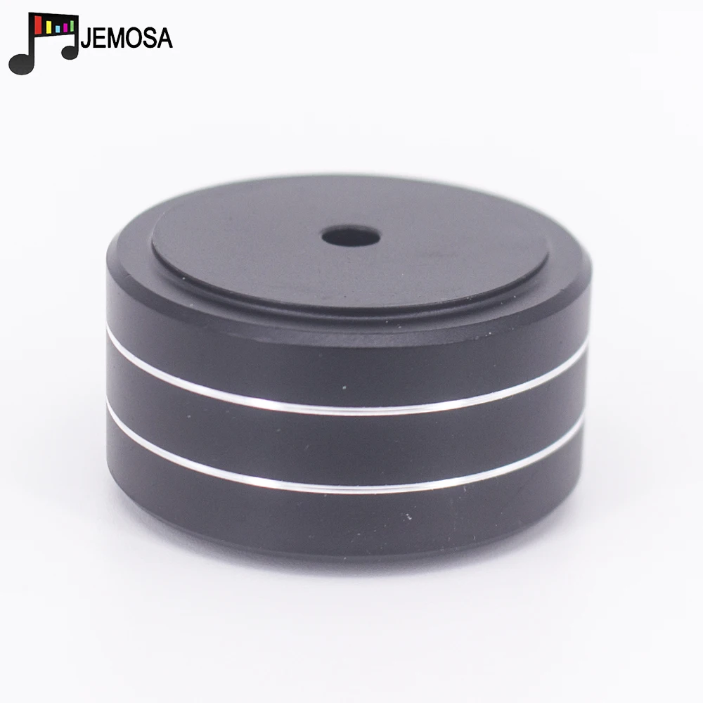 4PCS 40*20mm Aluminum Amplifier Feet Shock Absorber Amplifier Rubber Feet HIFI Turntable Feet Audio Speaker Isolation Feet Pad