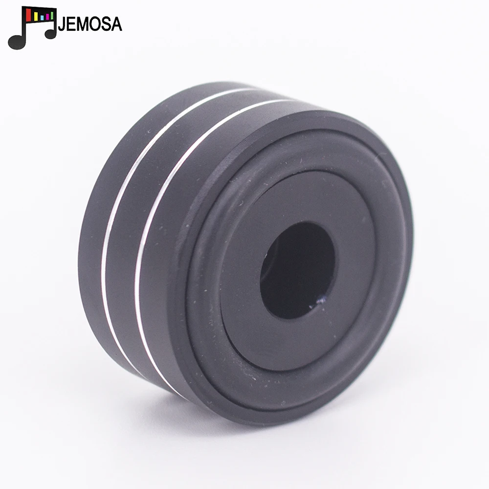 4PCS 40*20mm Aluminum Amplifier Feet Shock Absorber Amplifier Rubber Feet HIFI Turntable Feet Audio Speaker Isolation Feet Pad