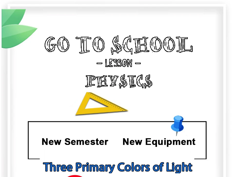 The Trichromal Experiment Of Light Physical Optics Experiment Teaching Demonstration School Student Experiment Equipment