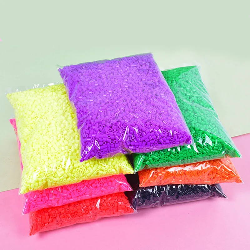 2000 Pcs/Bag 2.6mm Hama Beads Puzzle Perlen Iron Beads Diy Perler Fuse Bead Intelligence Educational Toys
