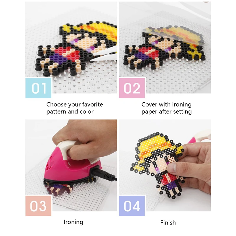2000 Pcs/Bag 2.6mm Hama Beads Puzzle Perlen Iron Beads Diy Perler Fuse Bead Intelligence Educational Toys