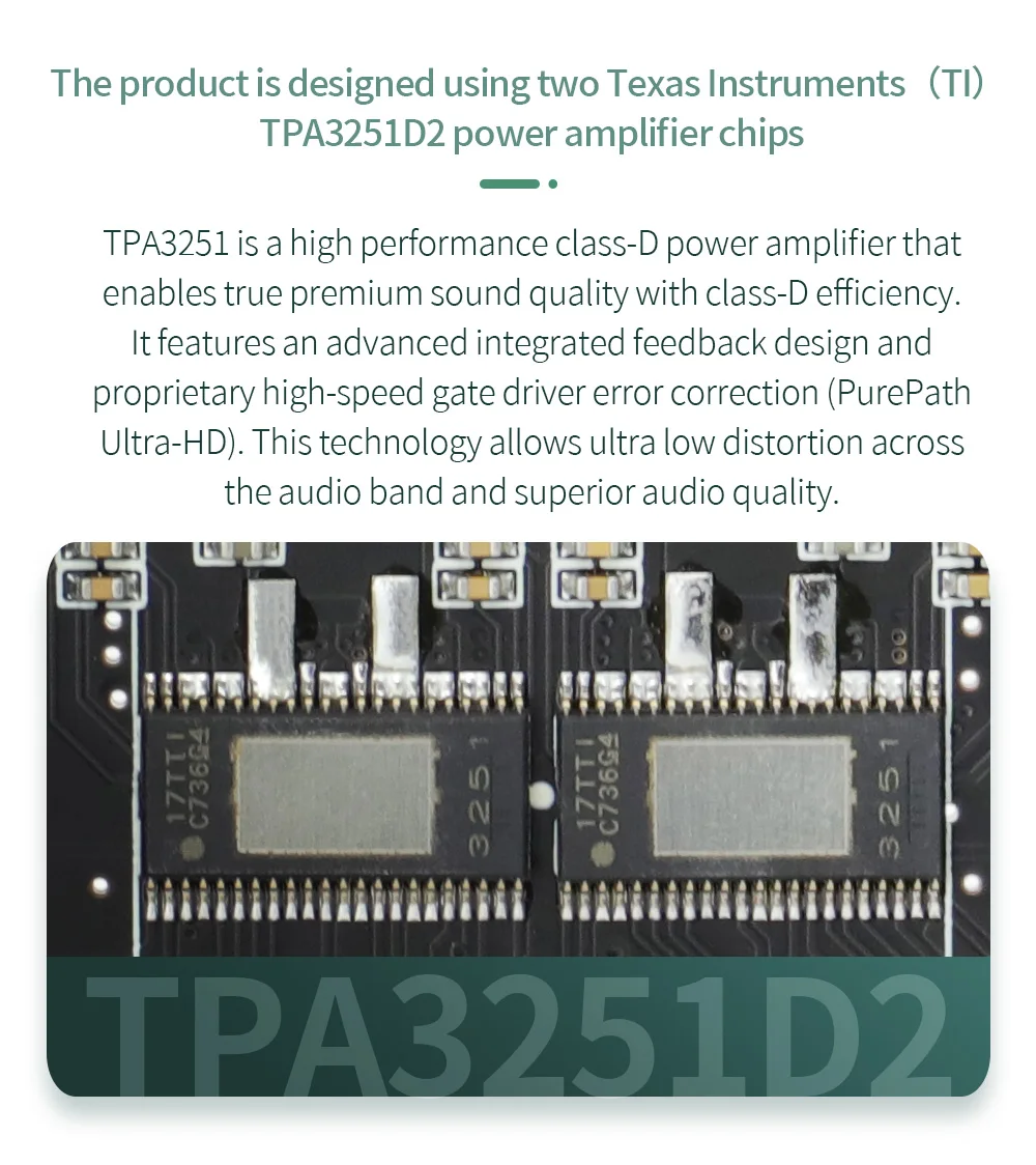 S350H TPA3251D2 Bluetooth 5.0 2.1 Channel Power Audio Stereo Subwoofer Amplifier Board 220WX2+350W TREBLE Bass Note Tuning AMP