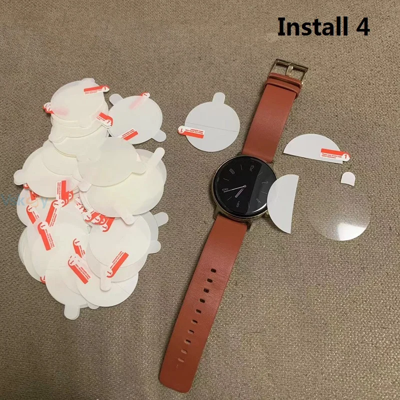 100PCS Soft TPU Hydrogel Film for Smart Watch Diameter 35mm 36mm 37mm 38mm 39mm 34mm 40mm 41mm 42mm 43mm 34mm Screen Protector